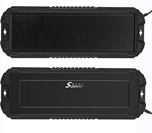 Sunway Solar Solar Panel Car Battery Trickle Charger & Maintainer 5W 12V Solar Power Charger kit Waterproof for Car Automotive RV Marine Boat Truck Motorcycle Trailer Tractor Powersports Snowmobiles by Sunway Solar - Image 4