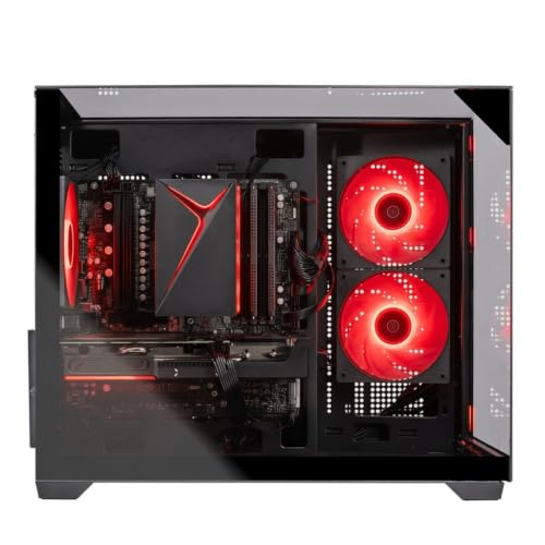 Image of Skytech Gaming Crystal Gaming PC, AMD Ryzen 5 5500 3.6GHz, NVIDIA RTX 5060 Ti 8GB VRAM, 1TB NVMe SSD, 16GB DDR4 RAM 3200, 650W Gold PSU, Wi-Fi 5, Windows 11, Desktop