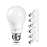 A19 LED Bulbs, SHINE HAI 3000K 800lm Non-dimmable UL-Listed LED Light Bulbs 60W Equivalent, 6-Pack