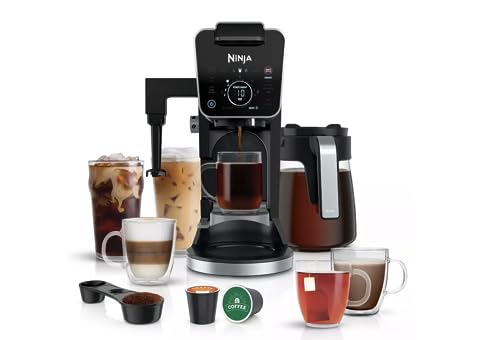 Ninja-CFP301-DualBrew-Pro-Specialty-12-Cup-Drip-Maker-with-Glass-Carafe-Single-Serve-for-Coffee-Pods-or-Grounds-with-4-Brew-Styles-Frother-Separate-Hot-Water-System-Black Ninja CFP301 DualBrew Pro Specialty 12 Cup Drip Maker with Glass Carafe Single Serve for Coffee Pods or Grounds with 4 Brew Styles Frother Separate Hot Water System Black