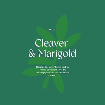 Hilton Herbs Cleavers & Marigold Natural Equine Supplement. 100% Natural Ingredients. Supports Lymphatic & Glandular Health. For Horses with Filled Legs, Feathers or CPL-Prone. 750g