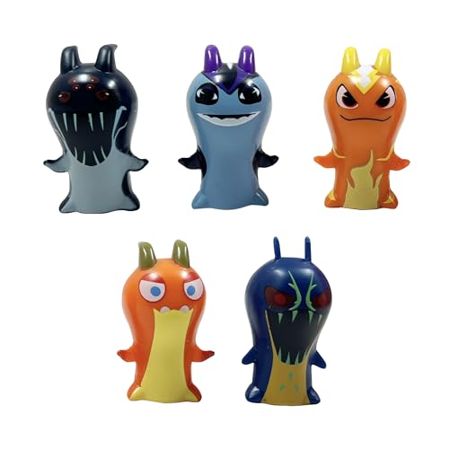 SLUGTERRA Mini Collectible Figurines, Includes 5 Figures Featured in Epic Series, Toy for Kids & Teens, 5-Pack