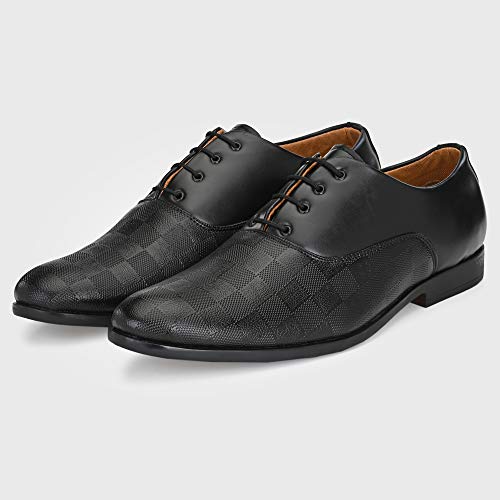 Image of Centrino Mens Formal Shoes|Elegant Lace Up Derby for Business & Casual Wear | Premium Craftsmanship for a Stylish & Sophisticated Look | Cushioned Insole for All-Day Comfort & Support (3401)