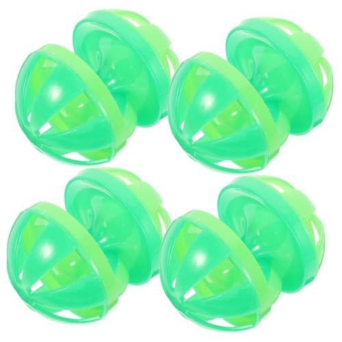 JOINPAYA 4pcs Creative Cat Bell Ball Interactive Plastic Teasing Balls for Cats and Fun Present for Pet Owners Engaging Activity Random Color