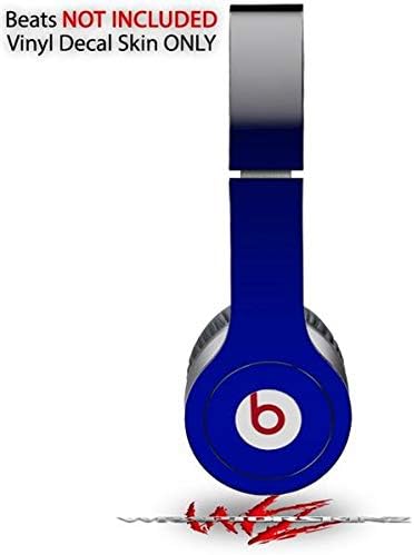 Skin Decal Wrap Works with Original Beats Solo HD Headphones Smooth Fades Blue Black Skin Only (Headphones NOT Included)