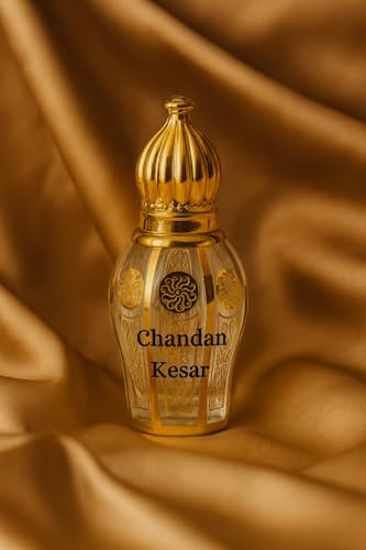 Image of Chandan Kesar 12ml Attar for Unisex, Long Lasting & Non-Alcoholic, Pure Natural Roll-on Attar, Perfume for Men & Women, Suitable for Every Occasion