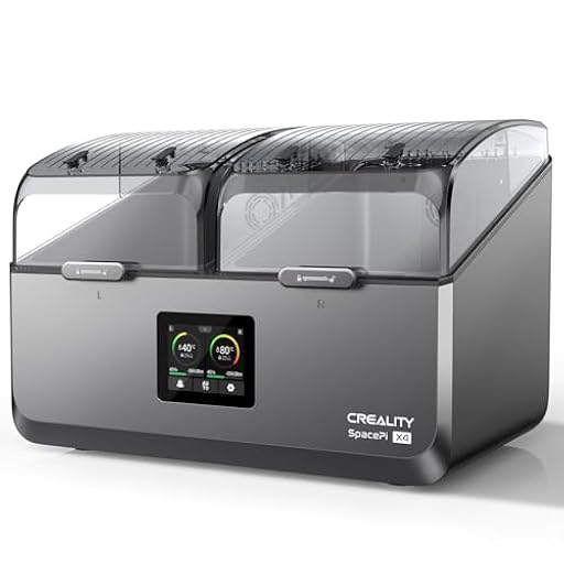 Creality Filament Dryer 4 Spools,Space Pi X4 Filament Storage Box:Cámaras Calentamiento Dobles Independientes Hasta 85 °C,Modo de Ahorro Energía Silencios | Ya disponible en tu tienda friki favorita! En mundofriki.es! Creality Filament Dryer 4 Spools,Space Pi X4 Filament Storage Box:Cámaras Calentamiento Dobles Independientes Hasta 85 °C,Modo de Ahorro Energía Silencios | Ya disponible en tu tienda friki favorita! En mundofriki.es!