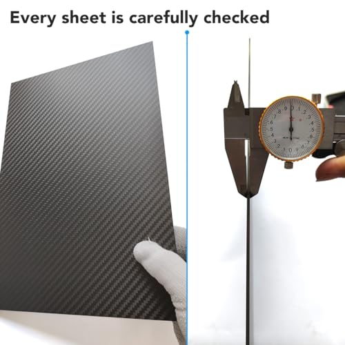 Cncarbonfiber CF-SHEET20030020 2.0Mm 200X300Mm Carbon Fiber Sheet Twill Matte.0.5 thumb #4