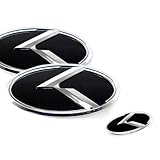 KIA K Logo Pride RIO 3D Emblem 3pc SET