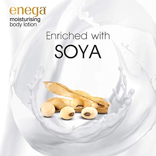 Image of Enega Soya Softness for Dry Skin Non Grassy & Deep Nourish Moisturizing Body Lotion for Men & Women - 500 ML (Pack of 1)