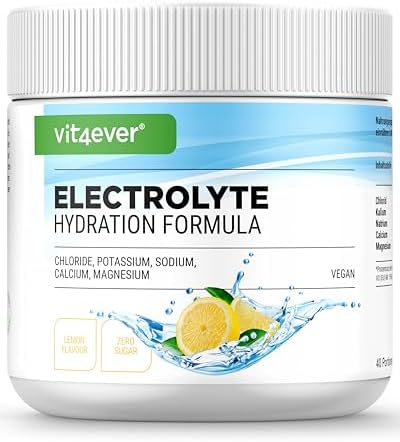 Electrolitos - 200 g (40 raciones) - Fórmula hidratante con cloru...