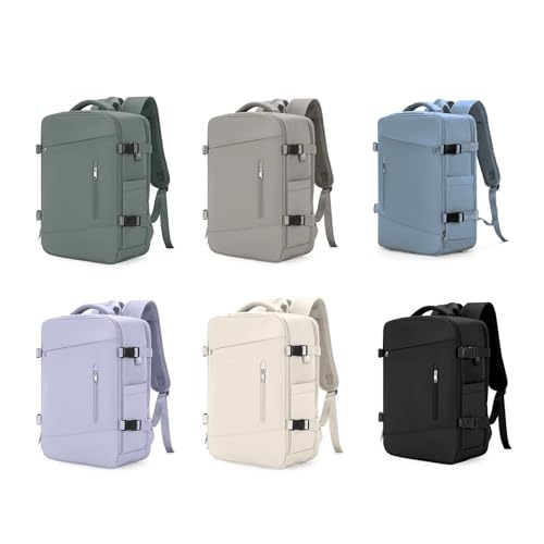 Mochila de viaje para laptop de 15.6 pulgadas expandible y resistente al agua 5