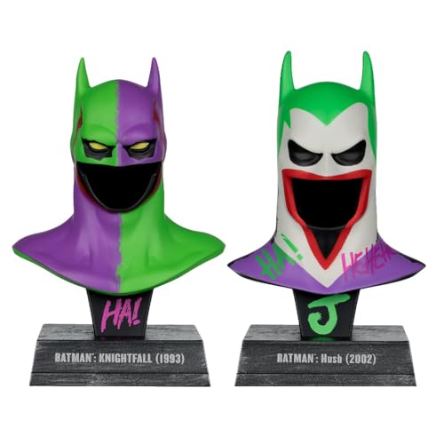 Batman DC Direct répliques masques Hush Knightfall Jokerized figurines de collection 18 cm