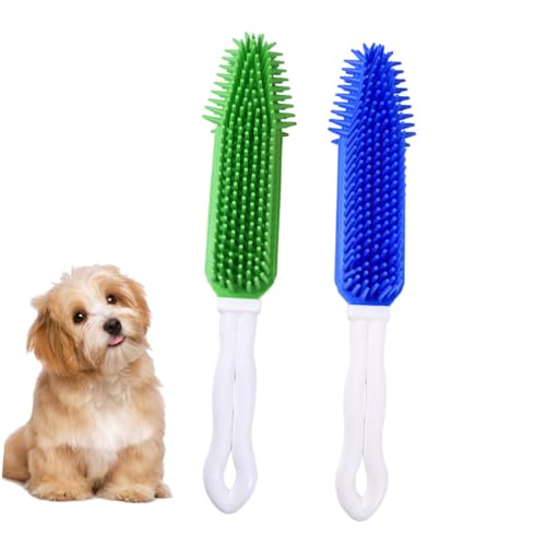 Cepillo de silicona para perros ARTIBETTER removedor de pelo suelto pack de 2 unidades