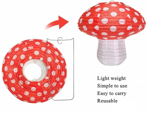 Paper mushroom lanterns - Image 5