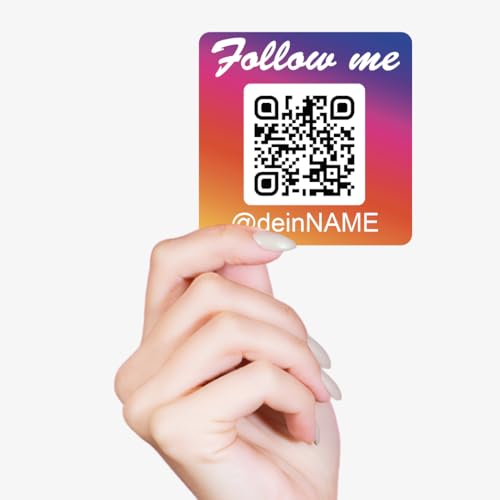 Instagram - Adesivi per auto con il tuo nome, 8,8