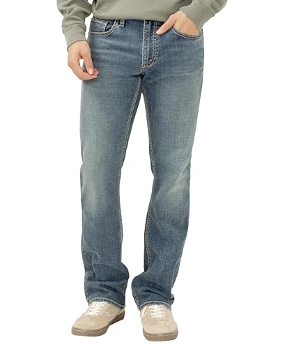 Image of Silver Jeans Co. Mens Jace Slim Fit Bootcut Jeans