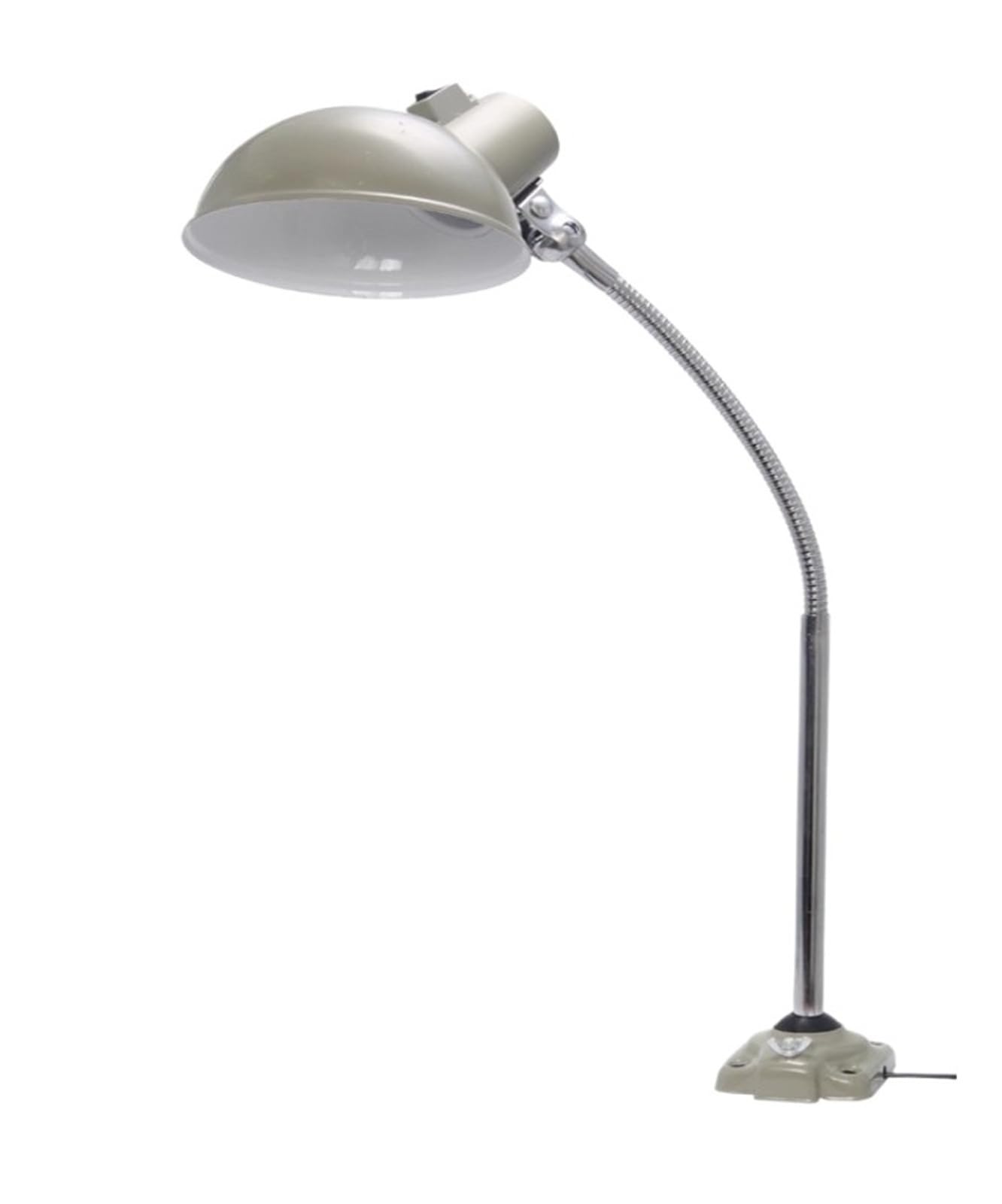 WXVFX LED E27 Bulb Machine Tool Work Light Flexiable Gooseneck Lathe Machine Equipment Light Stand Industrial Lighting Table Lamp(with 5W Bulb)