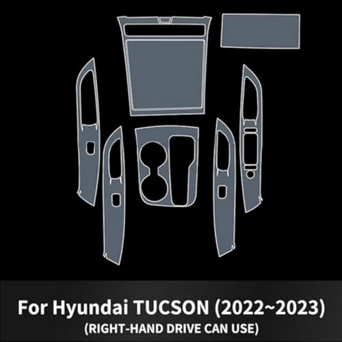 Película protectora antiarañazos transparente para Tucson NX4 2