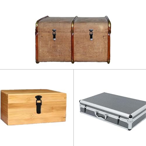 ORTAVA Kistenverschluss, Spannverschluss, Schnappverschluss, Verschluss, 57mm 4 Stück, Geeignet für Türen, Fenster, Schränke und Kastendeckel