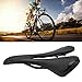 Tissting Carbon Bike Seat,160g/5.6oz Carbon Fiber Bike Saddle Mountain Road Bike Cycling PU Leather Hollow Saddle Cushion, Lightweight Race Bicycle Seat for Men Women