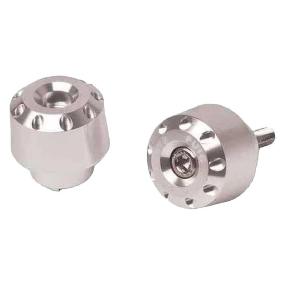 Puig Silver Short Bar End Weights Kawasaki ZX-10R 2004-2005