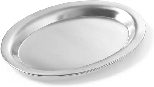HENDI 405000 Serviertablett, Tablett, Kaffeetablett, oval, Geschirrspülmaschinen