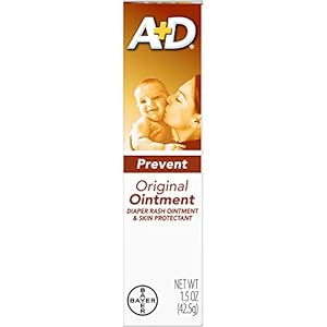 A&D Diaper Rash Ointment & Skin Protectant, Original -1.5 Ounces – 2 Pack