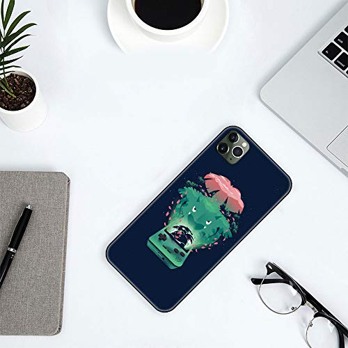 Iphone 11 Case,Tempered Glass Iphone 11 Cases Tree Green Elf For Women Girls Boys, Pattern Design Shockproof Anti-Scratch Case For Apple Iphone 11 #TOP5