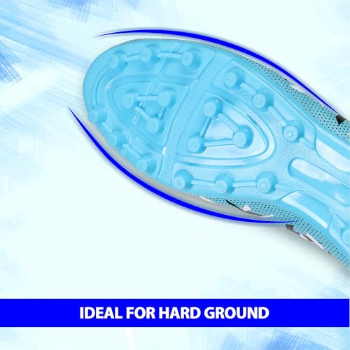 Image of Nivia Encounter Mg 2.0 Football Stud for Men, Synthetic Leather Upper, Lightweight Insole,High-Shear Strength TPU Outsole, Ideal for Hard & Grassy Surfaces