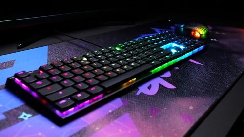 Image of CHERRY Mx 10.0N Rgb Mechanical Keyboard Mx Low Profile Speed Switches, Aluminum Housing, Premium Keyboard For Gaming And Work. G8A-25010Lvbus-2, USB, Black