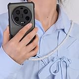 1PCS Mobile Phone Beaded Lanyard Universal Smartphone Case Patches Accessories Detachable Cellphone Strap Easy to Use (80cm)