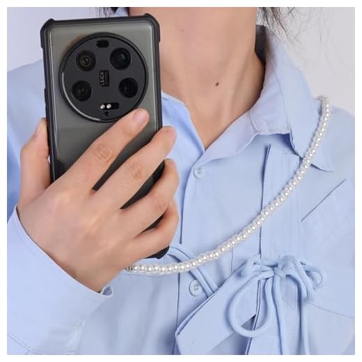 1PCS Mobile Phone Beaded Lanyard Universal Smartphone Case Patches Accessories Detachable Cellphone Strap Easy to Use (80cm)