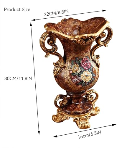 Vases fleurs grand format rétro pour décorations de chambre et table - 4