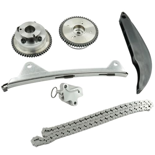 Timing Chain Kit with VVT Gear for 2011-2013 Hyundai Elantra 1.8L, 2011-2014 Elantra Limited/GLS/GT 1.8L Engine 24321-2E000 243502E001 243702E000