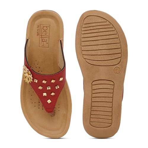 Image of BELLA by Labella Women's Fashion Platform Slip-On Sandal - Comfortable, Lightweight, Slip-Resistant, Breathable - Ideal for Casual and Office Wear