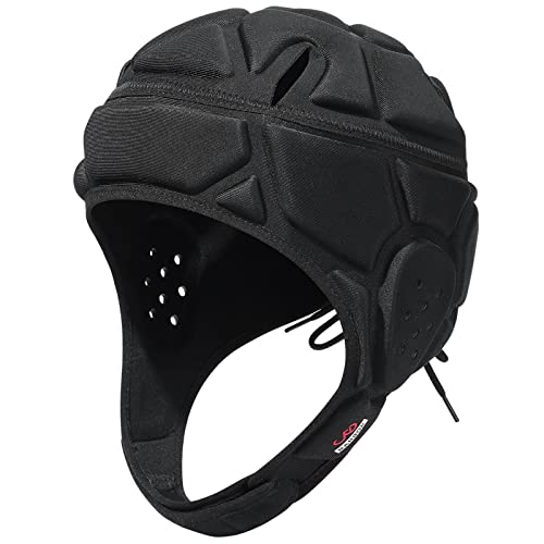 Barbok Rugby Protective Headgear Soft Shell Helmet Adjustable Soccer Goalie Helmet For 7V7 Flag Football Baseball Adult #TOP4