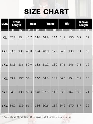 Image of SUZONANA Womens Plus Size 3D Denim-Print Fashion Maxi Dresses Casual Soft Tshirt Dress