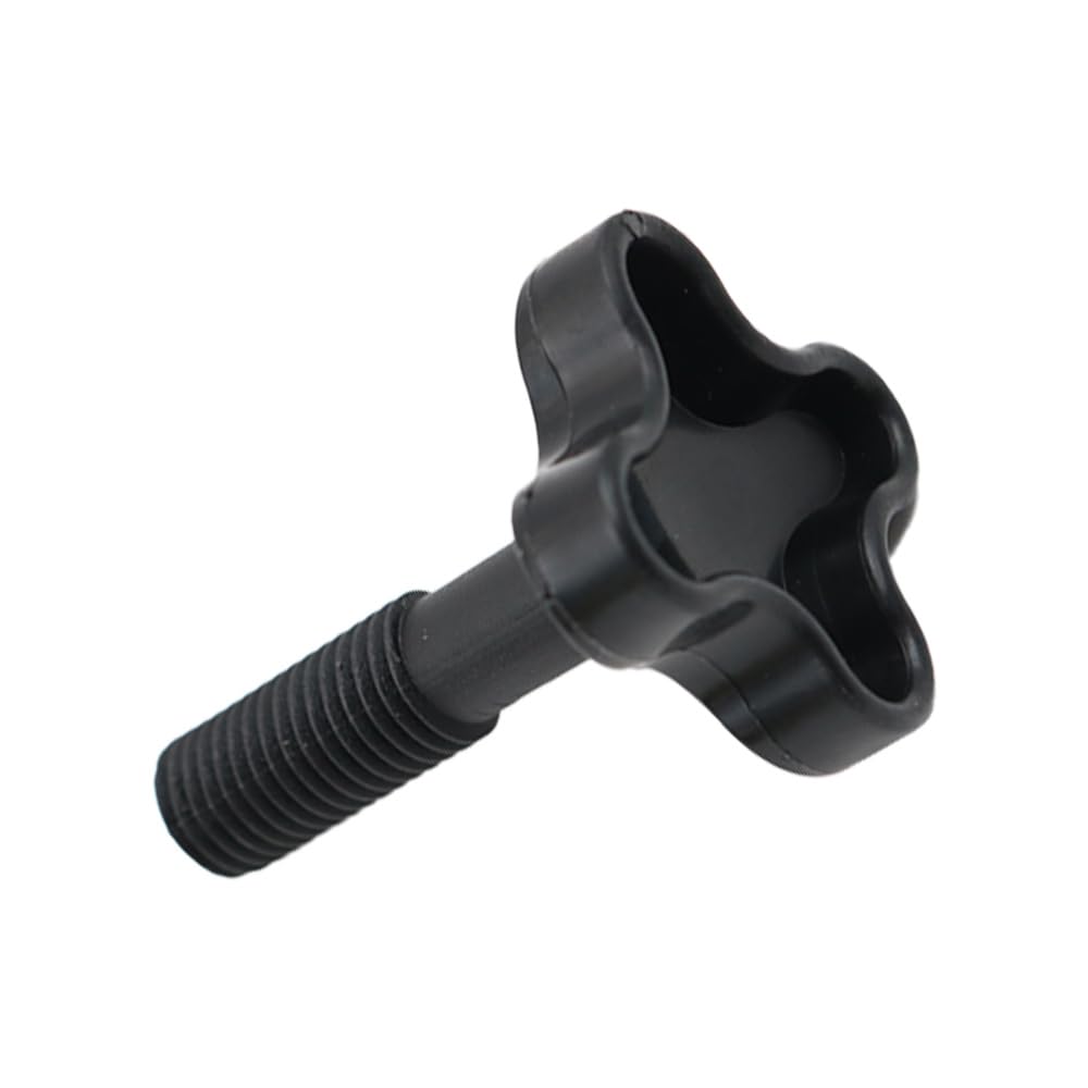 2 Pezzi M12 Vite di fissaggio in plastica, Manopola Tettoie Altalena da Giardino Raccordi in plastica per fissare il telaio del baldacchino al telaio dell'altalena - Nero