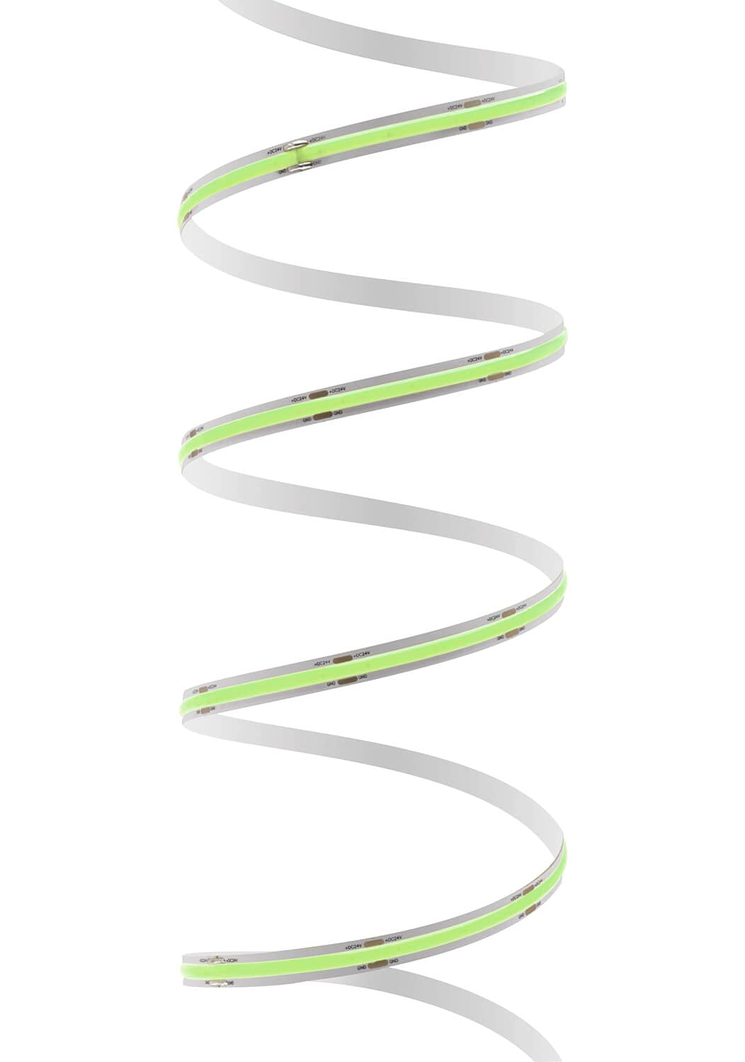 LED Universum Juego de tiras LED COB verde con mando a distancia, controlador y fuente de alimentación, filamento prémium, 24 V, IP20, monocolor (1 metro)