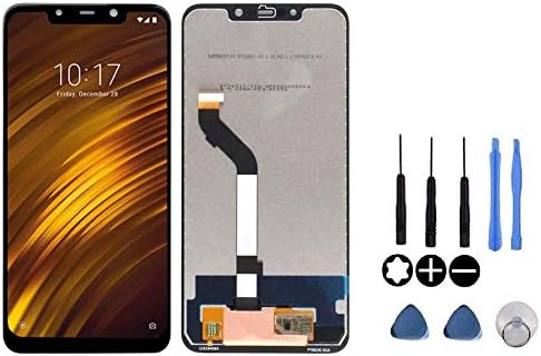 Theoutlettablet® LCD + TOUCH Replacement Screen compatible with Xiaomi Pocophone F1 / Poco F1 / + Tools - Color Black