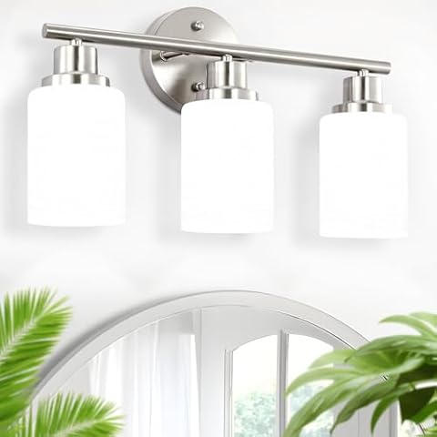 Guliaofo 3-Light Bathroom Light Fixture Cover