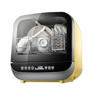 Aanrecht vaatwasser, draagbare vaatwasser met 5L ingebouwde watertank, geen aansluiting nodig, 4 programma’s, 360…