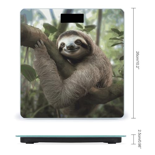 Balanza Digital de Baño con Plataforma de Vidrio Templado miniatura 2