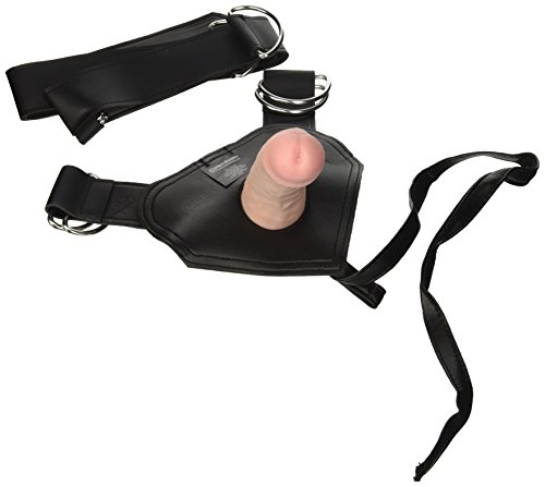Strap On King Cock 6 pouces gode ceinture réaliste avec harnais réglable et ventouse