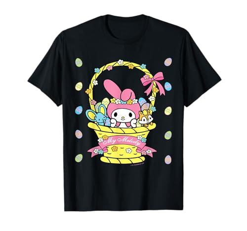 Sanrio My Melody Cute Easter Egg Bunny Happy Easter Maglietta