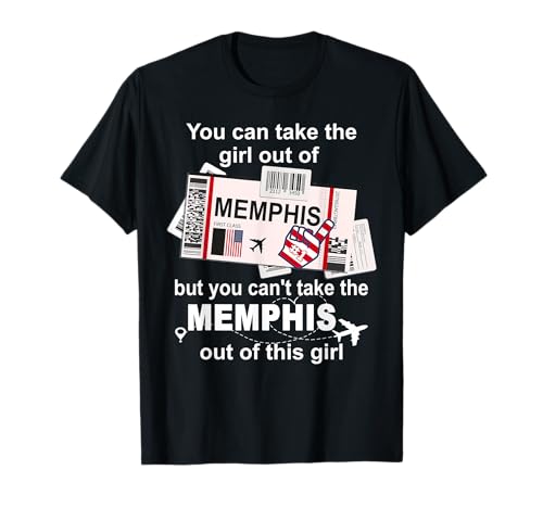 Memphis Boarding Pass - Memphis Girl T-Shirt
