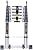 Telesladder Laddersladder Alumitelescopiladder Multi Purpose Heavy Duty Extension Tall Ladder with Hook and Wheel for Outdoor Climbimarriage/1M/10.1Ft