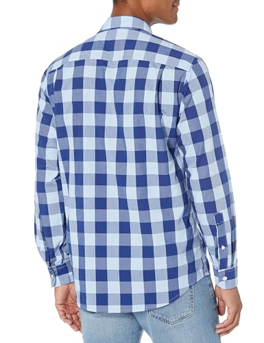 Image of Amazon Essentials Men's Regular-Fit Long-Sleeve Casual Poplin Shirt, Button Front, Business Casual, Collared