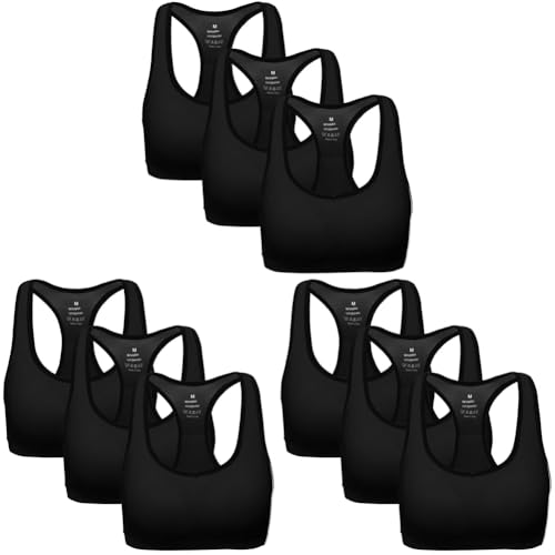 Image of MIRITY Women Racerback Sports Bras - High Impact Workout Gym Activewear Bra